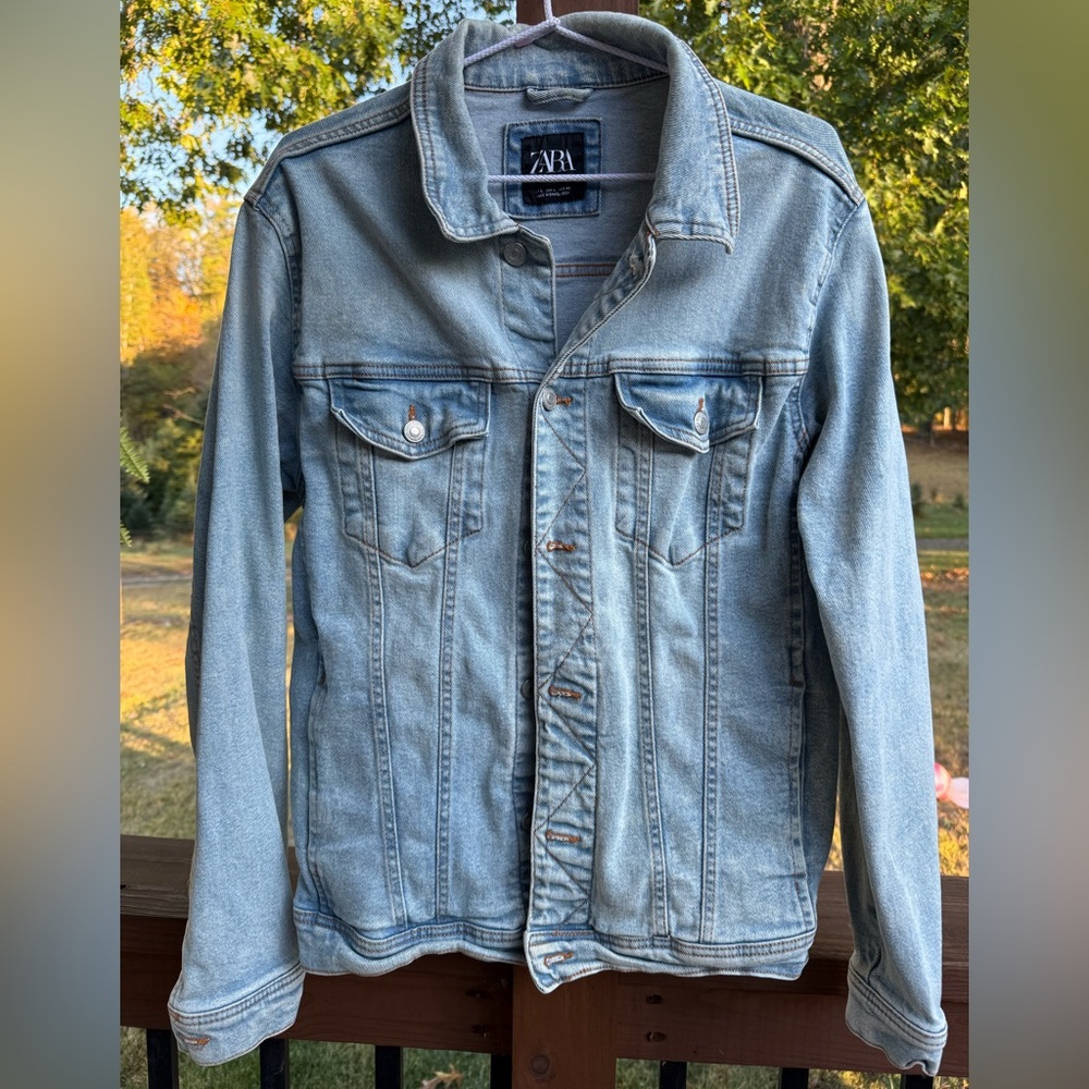 Zara Light Blue Denim Jacket